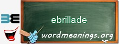 WordMeaning blackboard for ebrillade